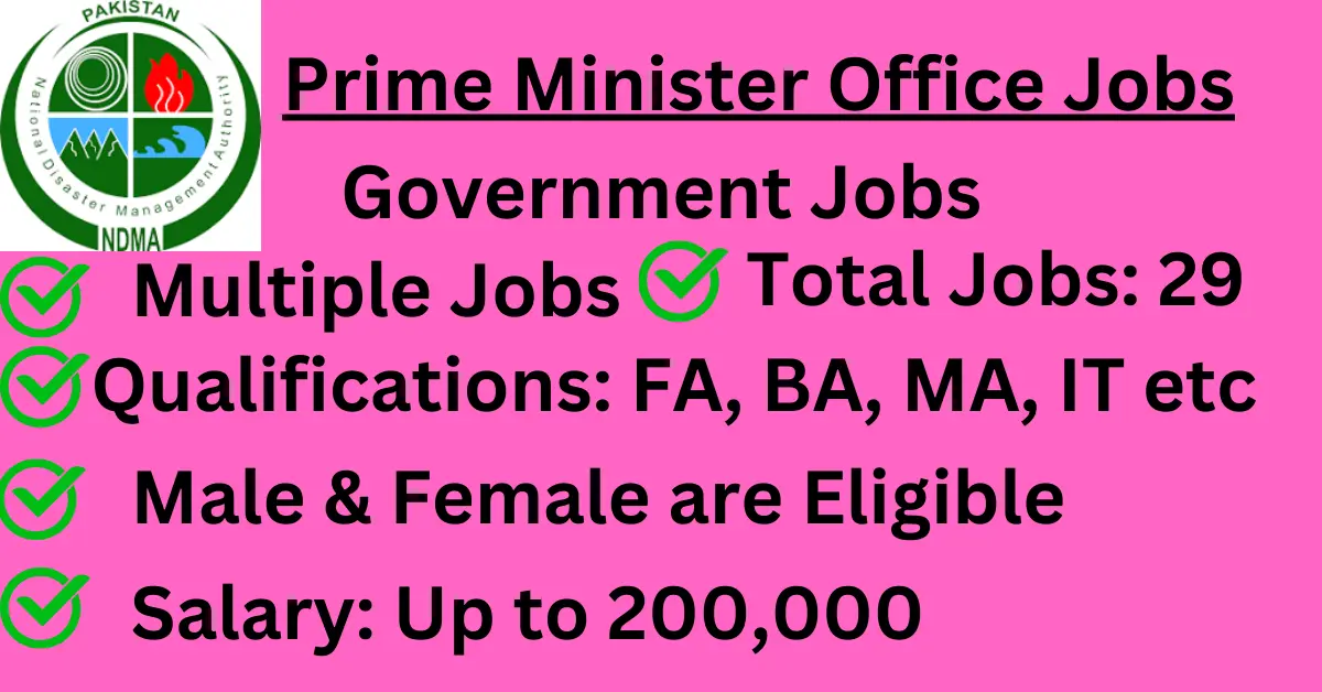 Read more about the article New jobs in Prime Minister office