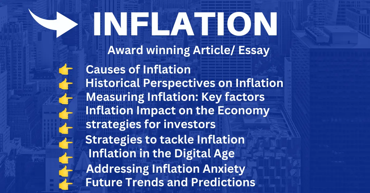 Read more about the article Best Article/ Essay on INFLATION 2024