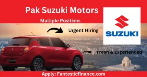 Read more about the article Pak Suzuki Motors Multiple Jobs Feb 2024